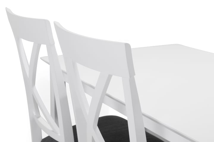 Ruokapöytä Matilda 4 Twain tuolia - Valkoinen - Ruokailuryhmä