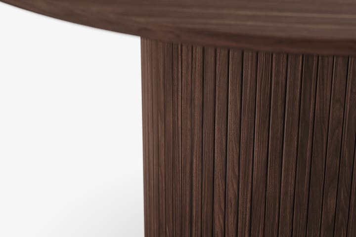 Ruokapöytä Uppveda 120 cm Pyöreä - Tummanruskea - Ruokapöydät & keittiön pöydät