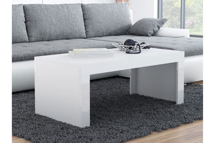 Sohvapöytä Myres 120 cm - Valkoinen - Sohvapöytä