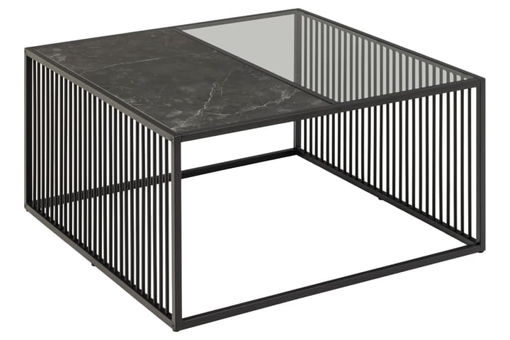 Sohvapöytä Saklani 80x80 cm - Musta - Sohvapöyt�ä