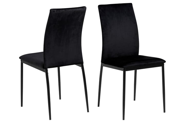Ruokatuoli Cubrun - Musta - Ruokapöydän tuolit
