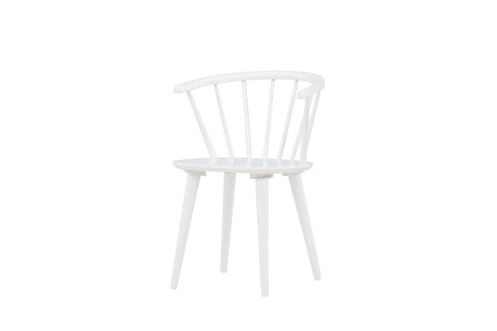 Bobby Käsinojatuoli Valkoinen - Venture Home - Ruokapöydän tuolit - Meikkituoli - Käsinojallinen tuoli
