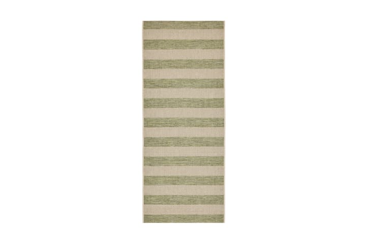 Matto Raita flat 80x250 cm Vihreä - Vallila - Wilton-matto - Kuviollinen matto & värikäs matto