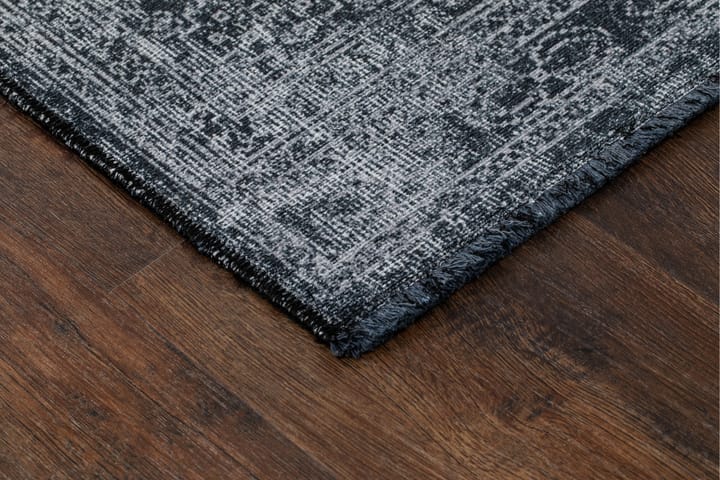 Wiltonmatto Adana Boccara 200x290 cm Musta - Musta - Wilton-matto - Kuviollinen matto & värikäs matto