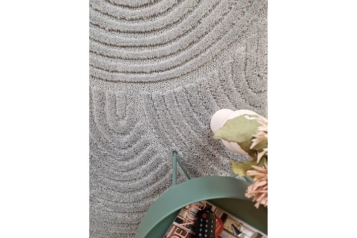 Wiltonmatto Doriane Zen 280x380 cm Harmaa - Harmaa - Wilton-matto - Kuviollinen matto & värikäs matto