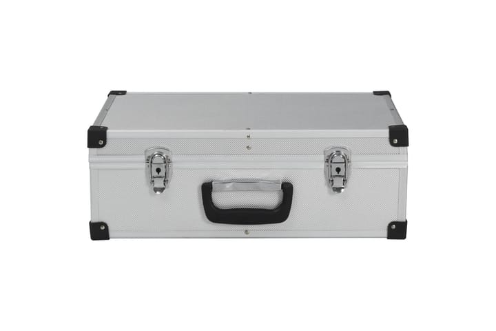 Työkalulaukku 46x33x16 cm hopea alumiini - Hopea - Työkalulaukku - Autotallin sisustus & säilytys