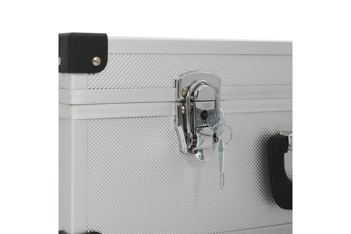Työkalulaukku 46x33x16 cm hopea alumiini - Hopea - Työkalulaukku - Autotallin sisustus & säilytys