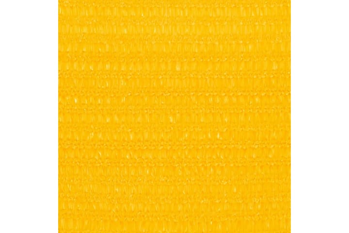 Aurinkopurje 160 g/m² keltainen 4x4x5,8 m HDPE - Keltainen - Aurinkopurje