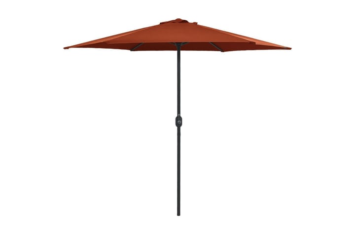 Aurinkovarjo alumiinitanko 270x246 cm terrakotta - Punainen - Aurinkovarjo