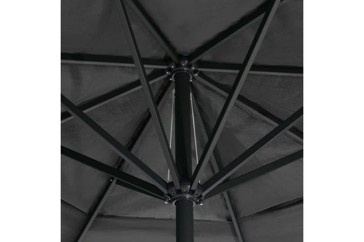 Aurinkovarjo alumiinitanko 600 cm antrasiitti - Antrasiitti - Aurinkovarjo