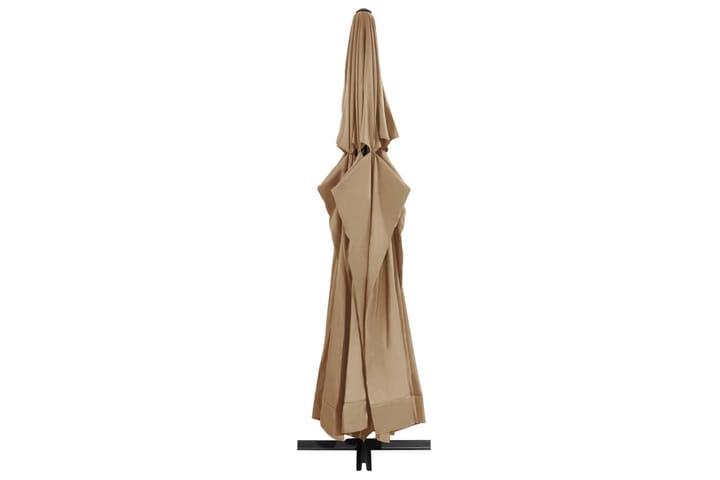 Aurinkovarjo alumiinitanko 600 cm harmaanruskea - Ruskea - Aurinkovarjo