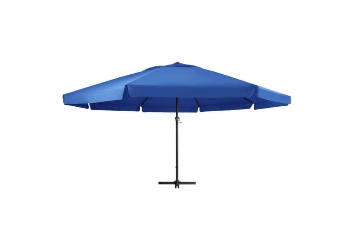 Aurinkovarjo alumiinitanko 600 cm taivaansininen - Sininen - Aurinkovarjo