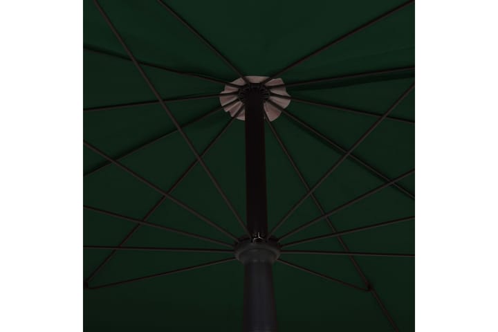 Puutarhan Aurinkovarjo tangolla 200x130 cm vihreä - Vihreä - Aurinkovarjo