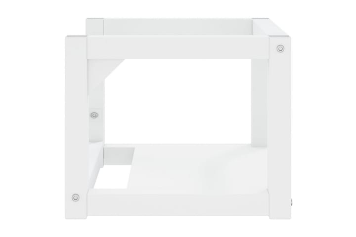 Seinäkiinnitettävä pesualtaan kehys valkoinen 40x38x31 cm ra - Valkoinen - Allaskaappi