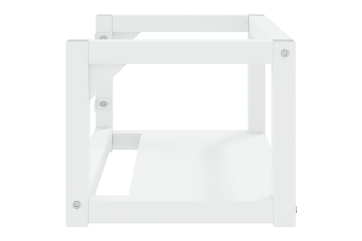 Seinäkiinnitettävä pesualtaan kehys valkoinen 59x38x31 cm ra - Valkoinen - Allaskaappi