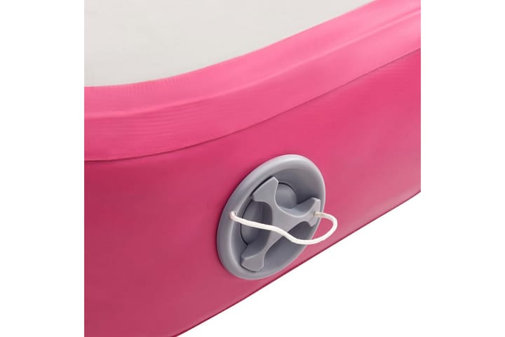 Täytettävä voimistelumatto pumpulla 500x100x20 cm PVC pinkki - Pinkki - Kuntoilutarvikkeet - Joogamatto