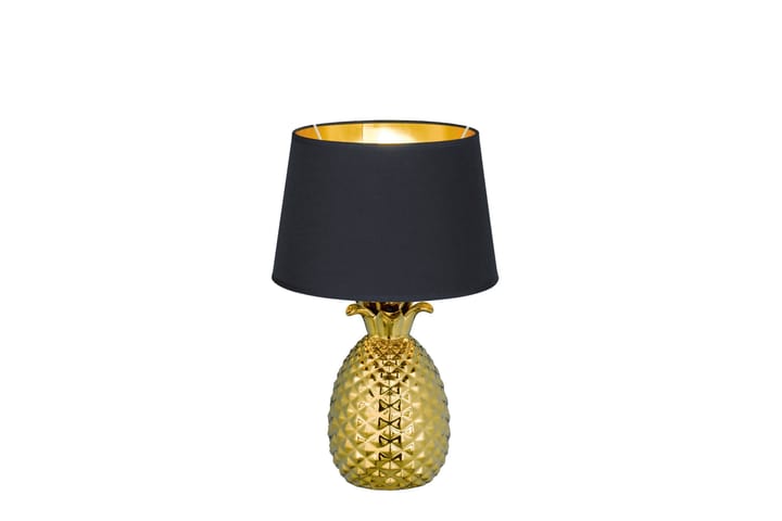 Pöytävalaisin Pineapple Ø28 cm Kulta/Musta - TRIO - Riisipaperivalaisin - Lightbox - Kaarivalaisin - Pöytävalaisin - Tiffanylamppu - PH lamppu - Verkkovalaisin