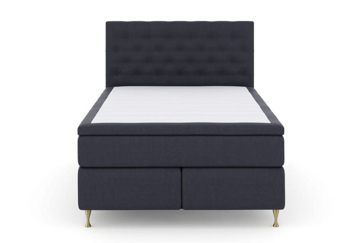 Sänkypaketti Choice No 5 160x200 Medium Lateksi - Sininen/Kulta Jalat - Jenkkisängyt - Sänkypaketti
