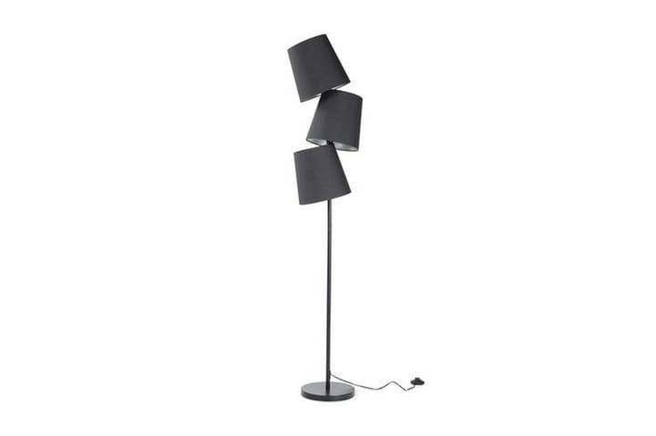 Lattiavalaisin Grande 164 cm - Musta - 5-vartinen lattiavalaisin - Lightbox - PH lamppu - Verkkovalaisin - 2-vartinen lattiavalaisin - Uplight lattiavalaisin - 3-vartinen lattiavalaisin - Kaarivalaisin - Olohuoneen valaisin - Tiffanylamppu - Riisipaperivalaisin - Lattiavalaisin