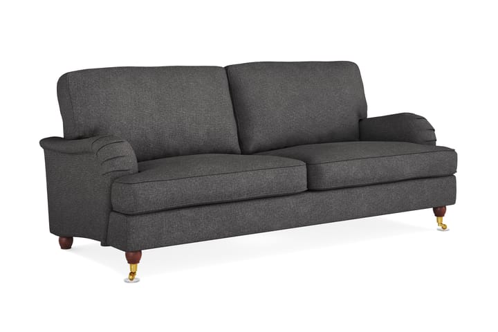 Sohva Oxford Lyx 3:n ist - Tummanharmaa - 3:n istuttava sohva - Howard-sohvat
