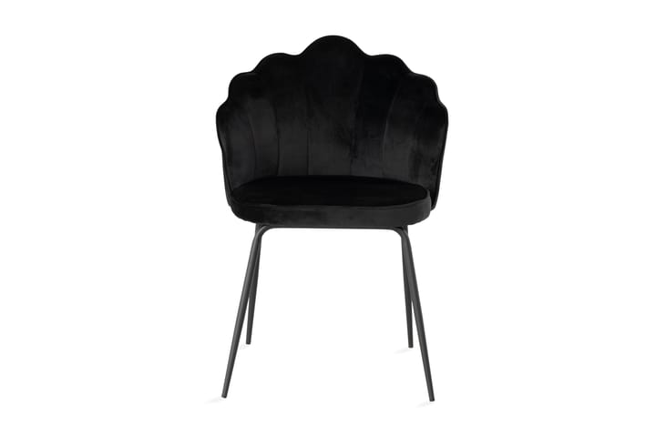 Ruokatuoli Viberud - Musta/Musta - Ruokapöydän tuolit
