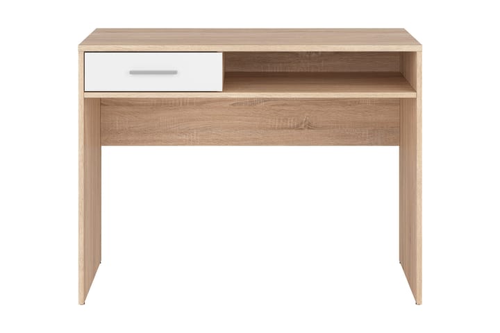 Tietokonepöytä Chiotto Plus 100 cm Säilytys Laatikko+Hylly - Ruskea - Tietokonepöytä
 - Kirjoituspöytä