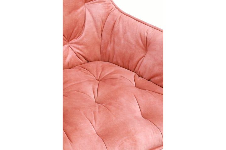 Ruokatuoli Dusserud 2-pak - Vaaleanpunainen / musta - Ruokapöydän tuolit - Meikkituoli - Käsinojallinen tuoli