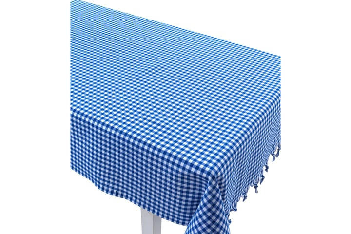 Pöytäliina Eponj Home 150x150 cm - Sininen/Valkoinen - Keittiötekstiilit - Pöytäliina