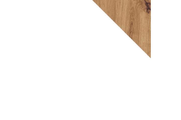 Sohvapöytä Kahambwe 120 cm Säilytyksellä Laatikko+Hylly - Valkoinen/Luonnonväri/Musta - Sohvapöytä