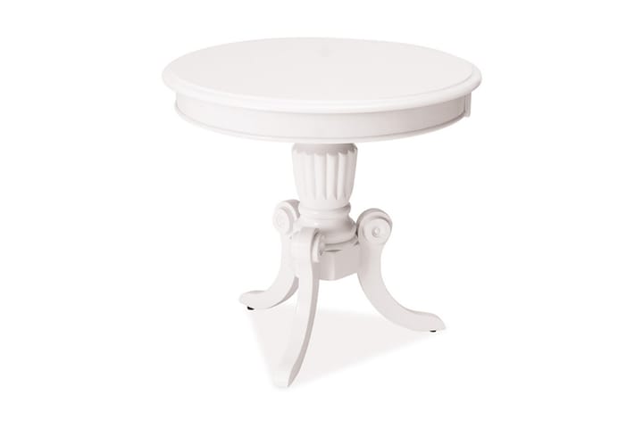 Lampbord Panaca 60 cm Pyöreä - Valkoinen - Tarjotinpöytä & pikkupöytä - Lamppupöytä