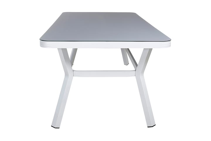 Ruokapöytä Virya 200 cm Valkoinen/Harmaa - Venture Home - Ruokapöytä terassille