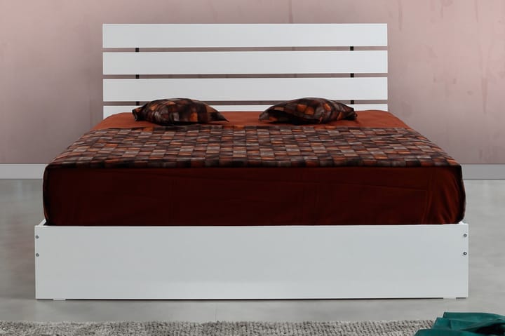 Sängynrunko Fugaza 185x205 cm - Valkoinen - Sänkykehikot & sängynrungot