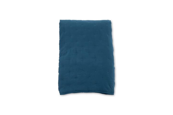 Päiväpeite Weasela 260x260 cm - Sininen - Yhden hengen sängyn päiväpeitto - Parisängyn päiväpeitto - Vuodevaatteet