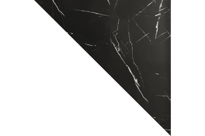 Vaatekaappi Peileillä Marmesa 180 cm Marmorikuvio - Valkoinen/Musta/Kulta - Vaatekaappi