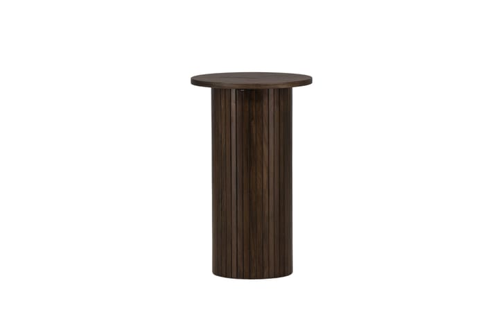 Sivupöytä Cinaba 40x65 cm Pyöreä - Ruskea - Tarjotinpöytä & pikkupöytä - Lamppupöytä