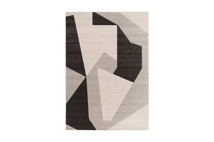 Wiltonmatto Florence Abstrakti 200x290 cm Luonnollinen/Musta - Luonnonväri/Musta - Wilton-matto - Kuviollinen matto & värikäs matto