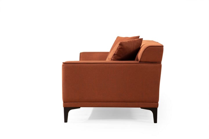 Sohva 3:n ist Smithton - Oranssi - 3:n istuttava sohva - Sohva