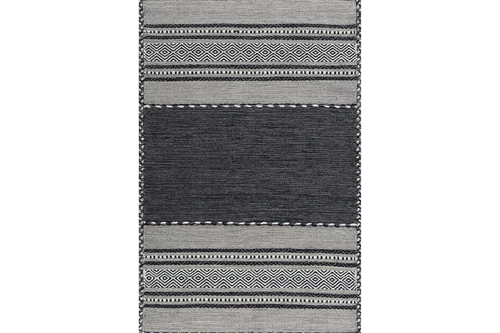 Wiltonmatto Nobutaka 60x100 cm Suorakaide - Harmaa - Wilton-matto - Kuviollinen matto & värikäs matto