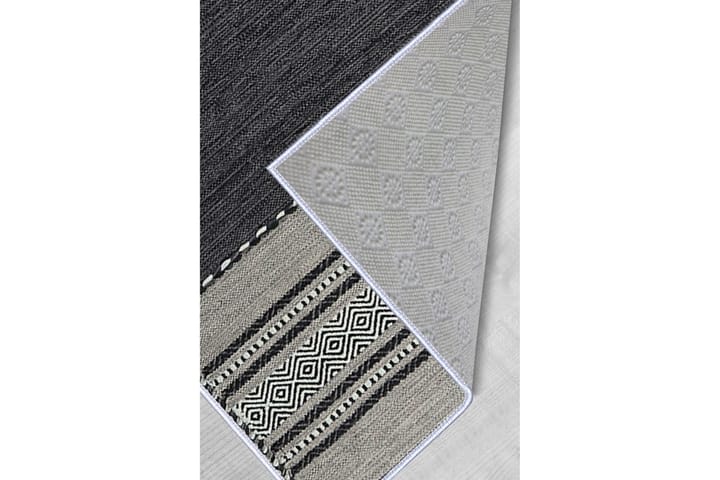 Wiltonmatto Nobutaka 60x100 cm Suorakaide - Harmaa - Wilton-matto - Kuviollinen matto & värikäs matto