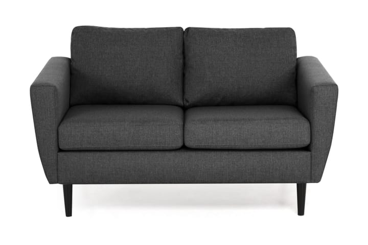 Sohva Hudson 2:n ist - Tummanharmaa/Musta - Sohva - 2:n istuttava sohva