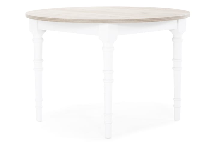 Sohvapöytä Milton 80 cm Pyöreä - Beige/Valkoinen - Sohvapöytä