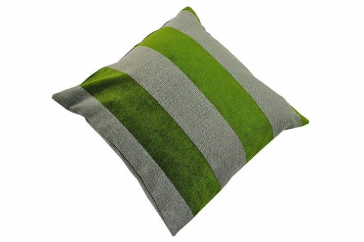 Tyynynpäällinen 45 x 45 cm - Vihreäraidallinen - Ulkotyyny