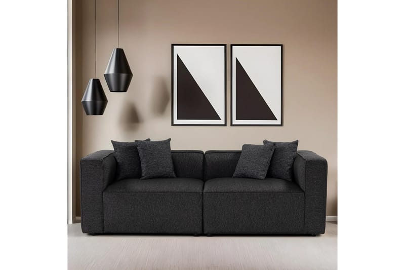 2-istuttava Sohva Abbas - Antrasiitti - Huonekalut - Sohva - Moduulisohva