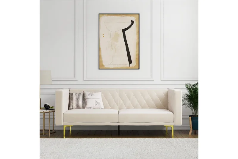 2-istuttava sohva Marseille Norsunluu - Norsunluu - Huonekalut - Sohva - 2:n istuttava sohva