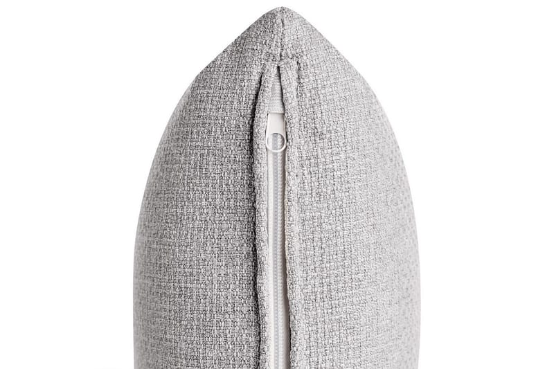2-sitssoffa Beliani Heden Beige/ljust trä NO_BRAND Grey||Light colored wood - Huonekalut - Sohva - 2:n istuttava sohva