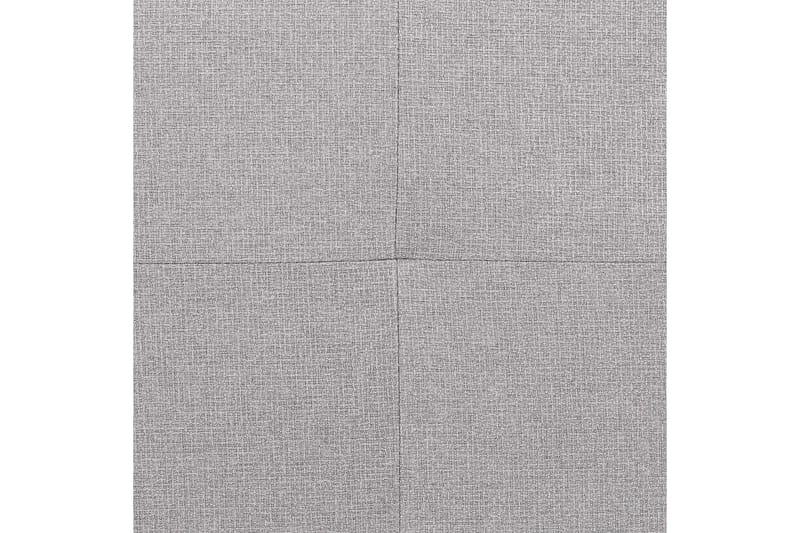 2-sitssoffa Beliani Heden Beige/ljust trä NO_BRAND Grey||Light colored wood - Huonekalut - Sohva - 2:n istuttava sohva