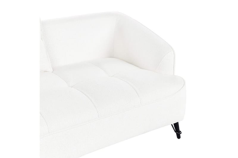 2-sitssoffa Beliani Hobro Brun, Svart NO_BRAND White||Black - Huonekalut - Sohva - 2:n istuttava sohva