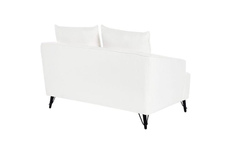2-sitssoffa Beliani Hobro Brun, Svart NO_BRAND White||Black - Huonekalut - Sohva - 2:n istuttava sohva