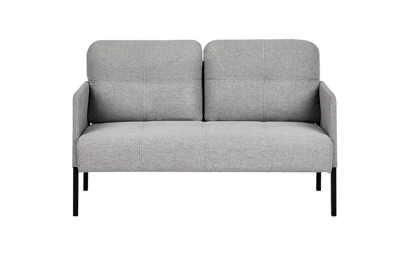2-sitssoffa Beliani Lahti Beige, svart Light grey||Black - Huonekalut - Sohva - 2:n istuttava sohva