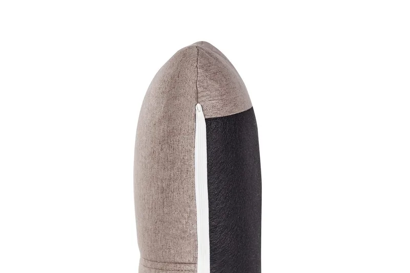 2-sitssoffa Beliani Lahti Beige, svart NO_BRAND Brown||Black - Huonekalut - Sohva - 2:n istuttava sohva